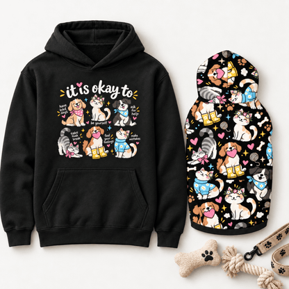 It's Okay Not to Have It All Together Human Hoodie - FluffnCoSandstonexssoft