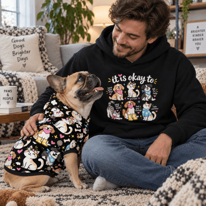 It's Okay Not to Have It All Together Human Hoodie - FluffnCoSandstonexssoft