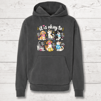 It's Okay Not to Have It All Together Human Hoodie - FluffnCoSandstonexssoft