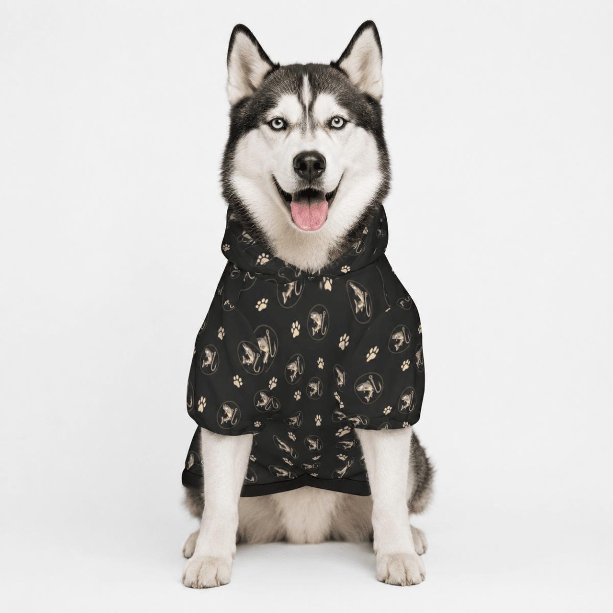 Lake Life Fishing Co. Pet and Owner Hoodie Set - FluffnCoblackxsS