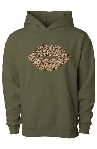 Leopard Lips Matching Pet & Owner Hoodie Set - FluffnCoolivexsSmatchingset