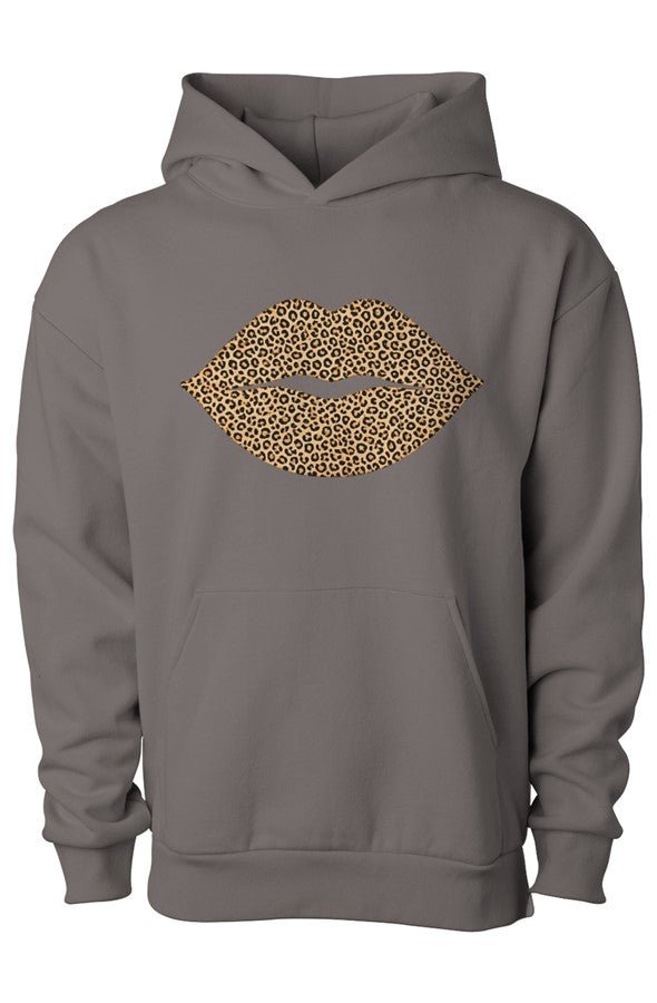 Leopard Lips Matching Pet & Owner Hoodie Set - FluffnCoPigment BlackxsSmatchingset