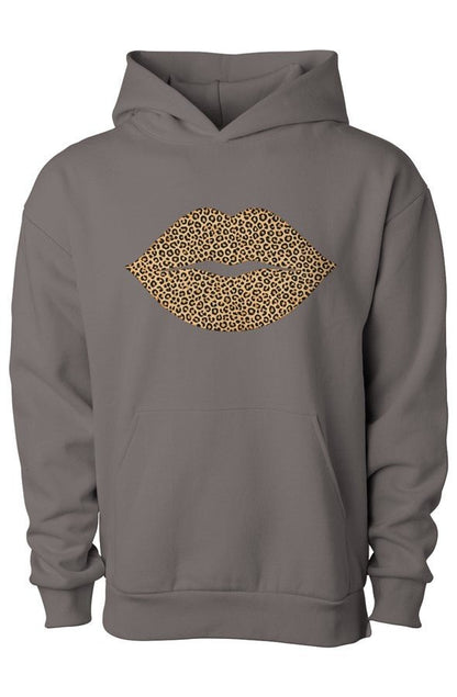 Leopard Lips Matching Pet & Owner Hoodie Set - FluffnCoPigment BlackxsSmatchingset