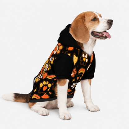 Living in the present moment Pet Hoodie - FluffnCoBlackS