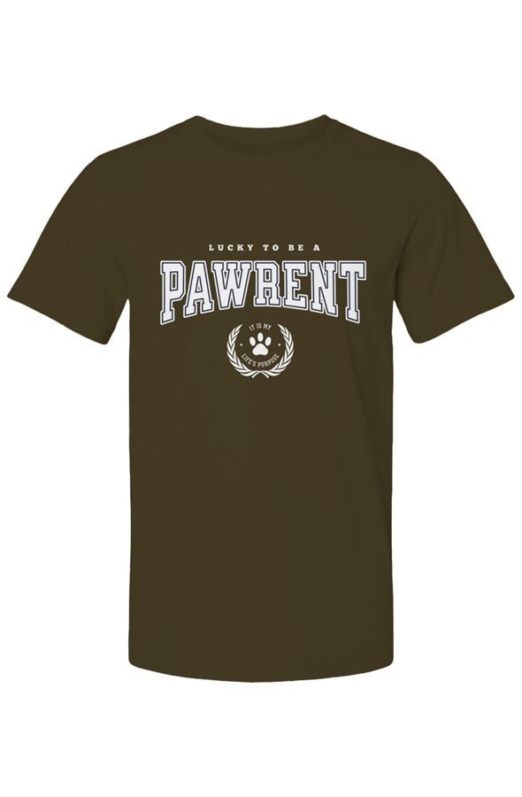 Lucky to be a Pawrent - Human - FluffnCobrownxsaddonhuman only