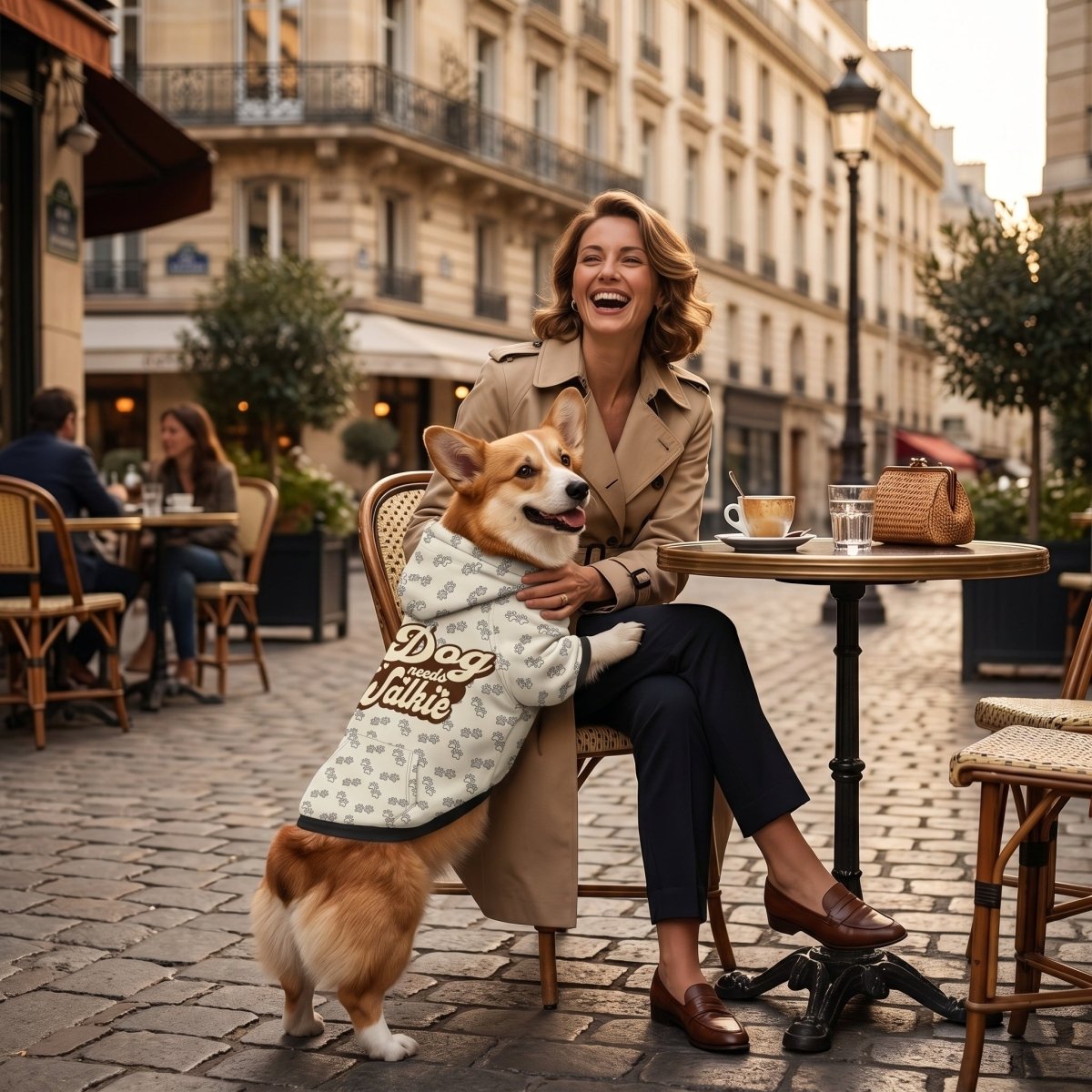 Mama Needs Coffee Matching Dog & Owner Hoodie Set - FluffnCoSSandstonexsmatchingset