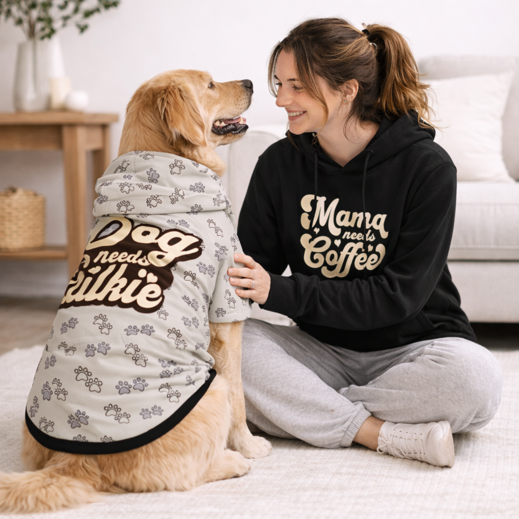 Mama Needs Coffee Human Hoodie