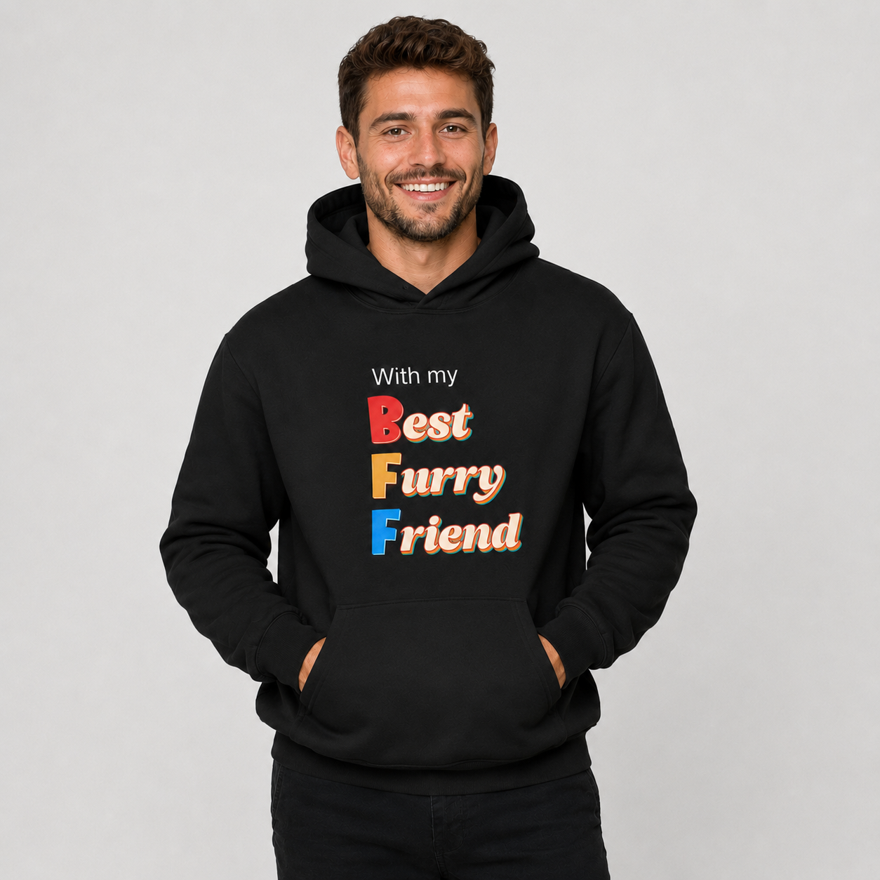 With my BFF Pet and Owner Hoodie Set