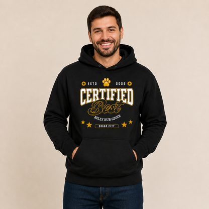 Certified Best Belly Rub Provider Matching Pet & Owner Set