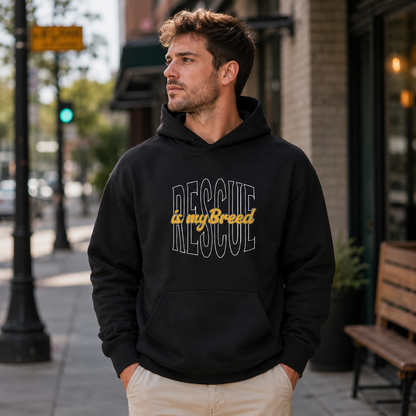 Rescue is My Breed Human Hoodie