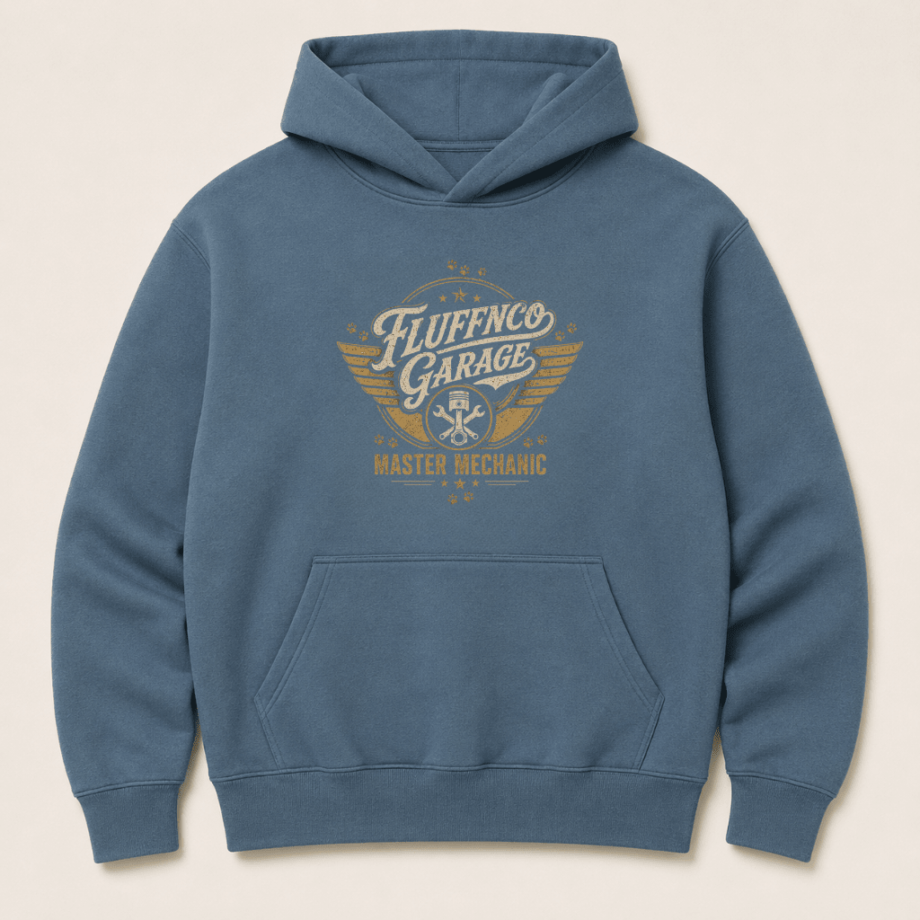 Master Mechanic Human Hoodie - FluffnCoblackxshuman only