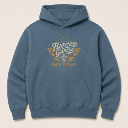 Master Mechanic Human Hoodie - FluffnCoblackxshuman only