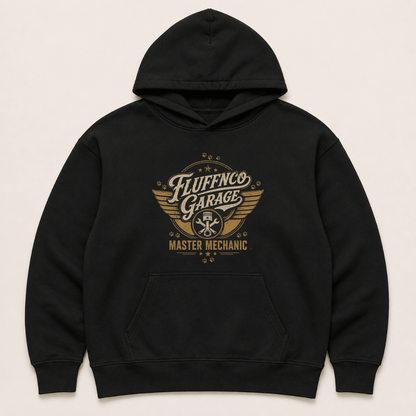 Master Mechanic Human Hoodie - FluffnCoblackxshuman only