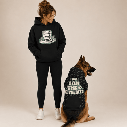 Moms Don't Have Favourites Matching Pet and Owner Set - FluffnCoSandstonexsScats
