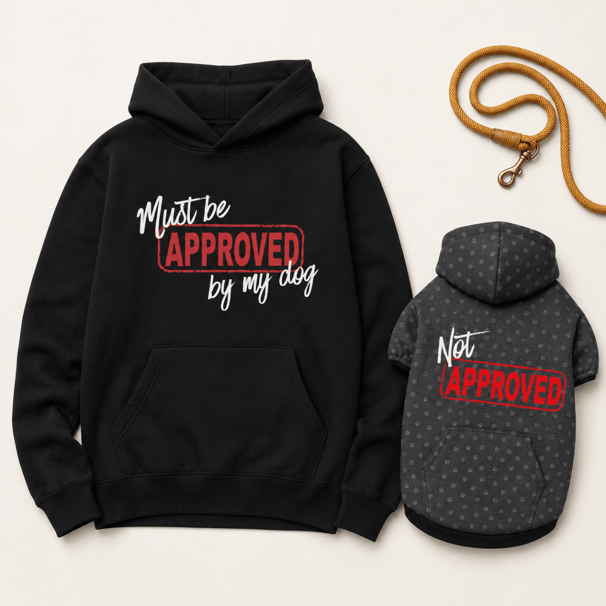 Must be Approved by my Dog Matching Pet and Owner Set - FluffnCoSBluexs