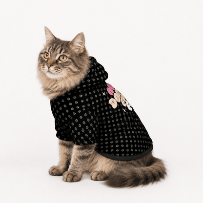 My Cat is Judging You Pet and Owner Hoodie Set - FluffnCoBlue MagicxsScats