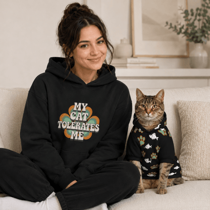My Cat Tolerates Me Pet and Owner Set - FluffnCoBluexsScats