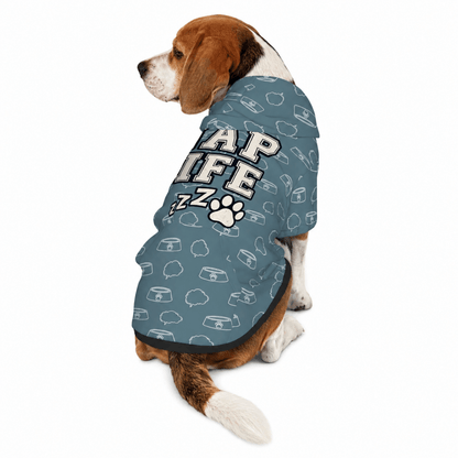 Nap Life Pet Hoodie - FluffnCoBlackS