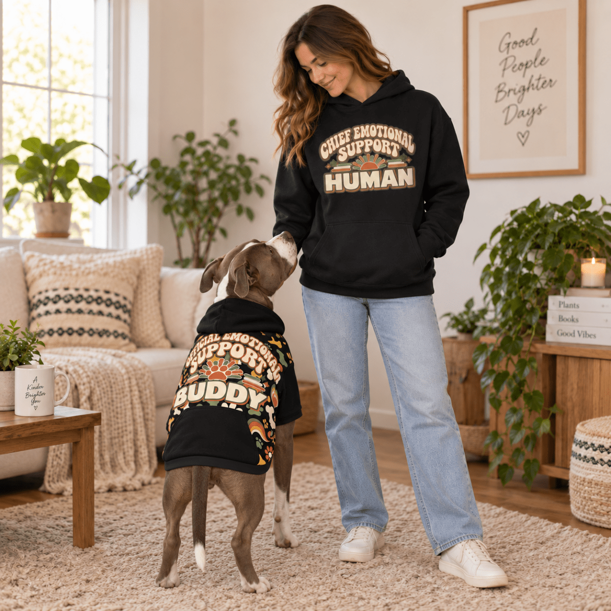 Official Emotional Support Buddy Pet Hoodie - FluffnCoBlackS