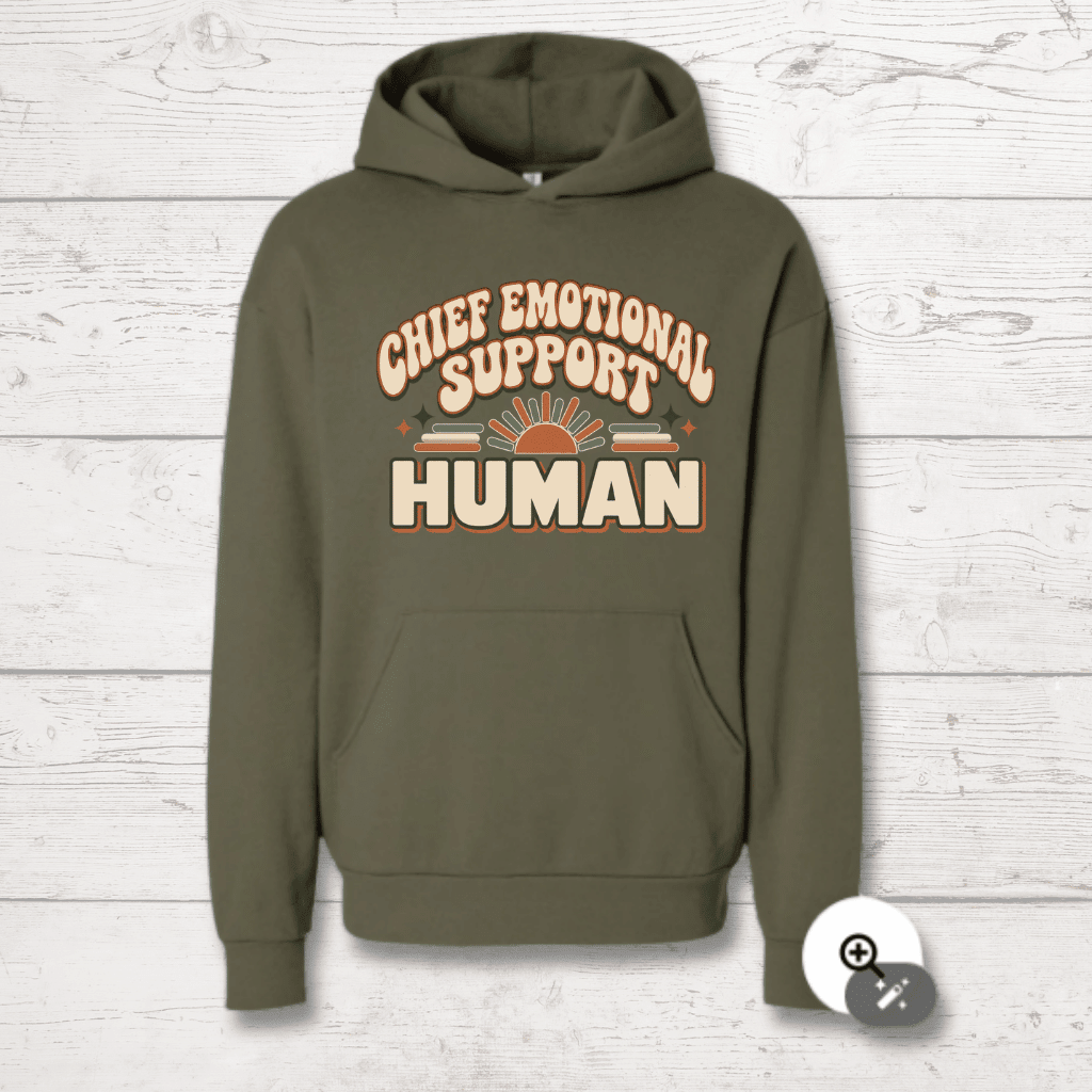 Official Emotional Support Human - FluffnCoblackxs