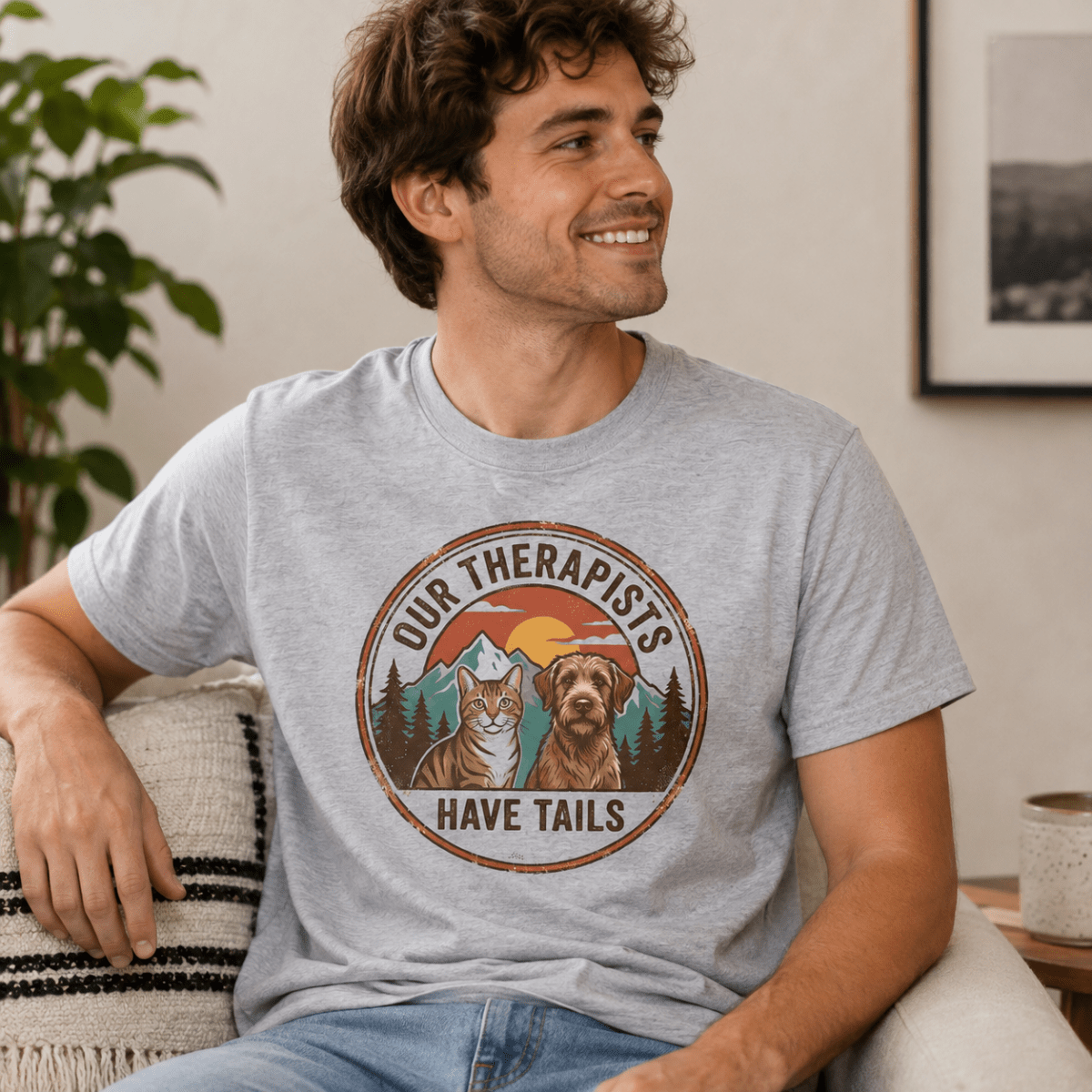 Our Therapists Have Tails T Shirt - FluffnCowhitexs