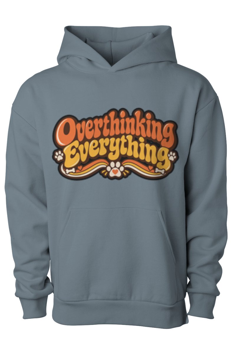 Overthinking Everything Human Hoodie Mental Health Collection