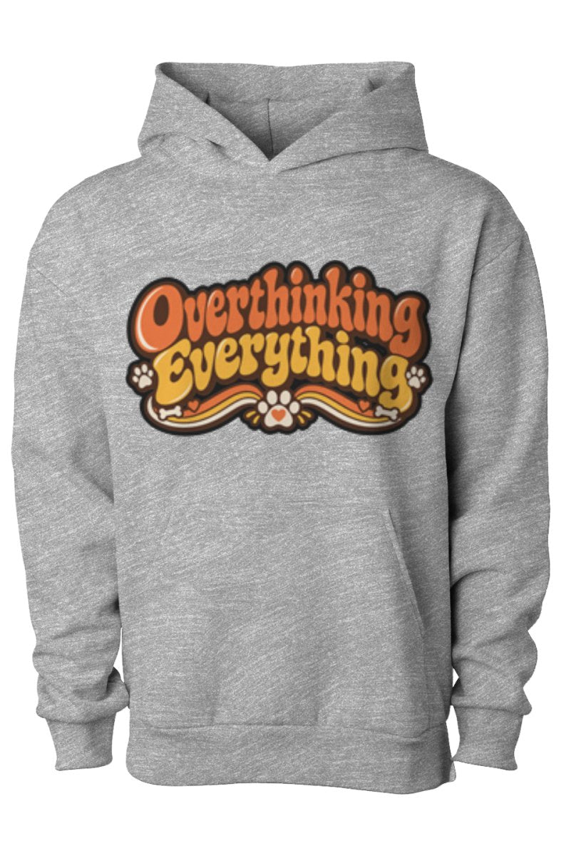 Overthinking Everything Human Hoodie Mental Health Collection