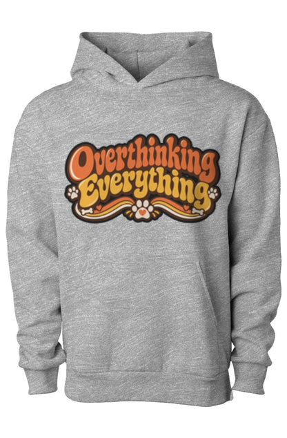 Overthinking Everything Human Hoodie Mental Health Collection