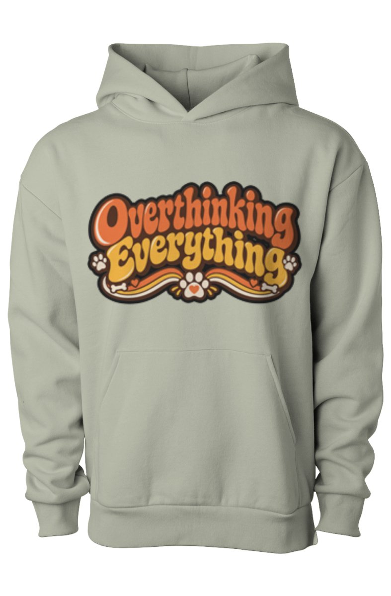 Overthinking Everything Human Hoodie Mental Health Collection