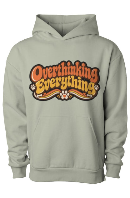 Overthinking Everything Human Hoodie Mental Health Collection