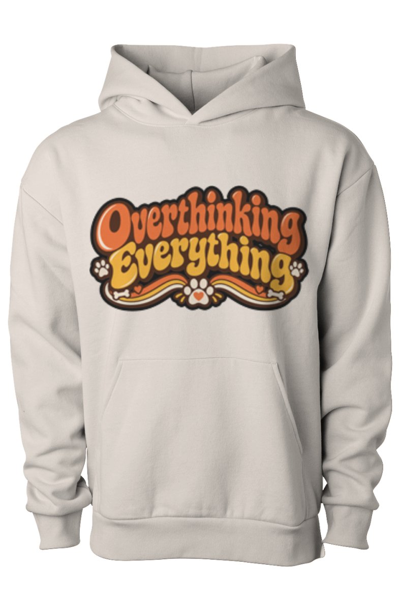 Overthinking Everything Human Hoodie Mental Health Collection