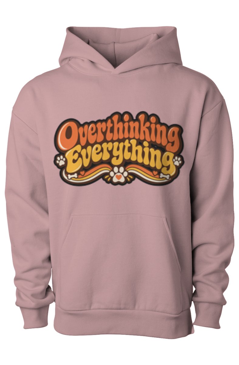 Overthinking Everything Human Hoodie Mental Health Collection