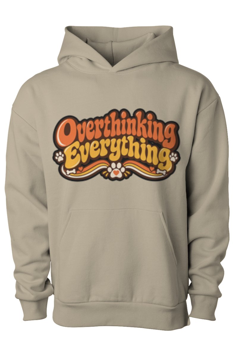 Overthinking Everything Human Hoodie Mental Health Collection