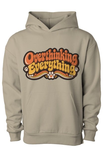 Overthinking Everything Human Hoodie Mental Health Collection