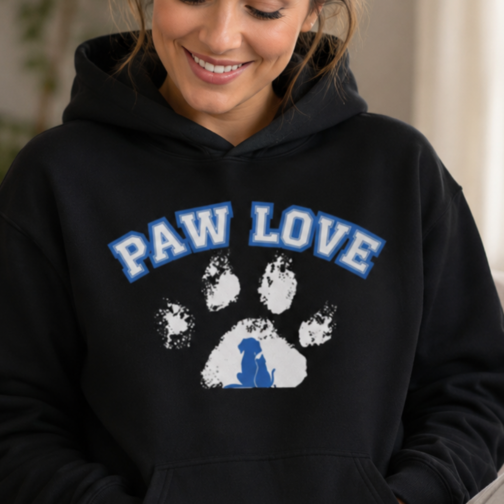 Paw Love Human Hoodie