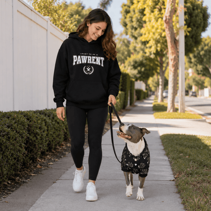 Pawrent & Family Pet and Human Hoodie Set - FluffnCoblackxsS