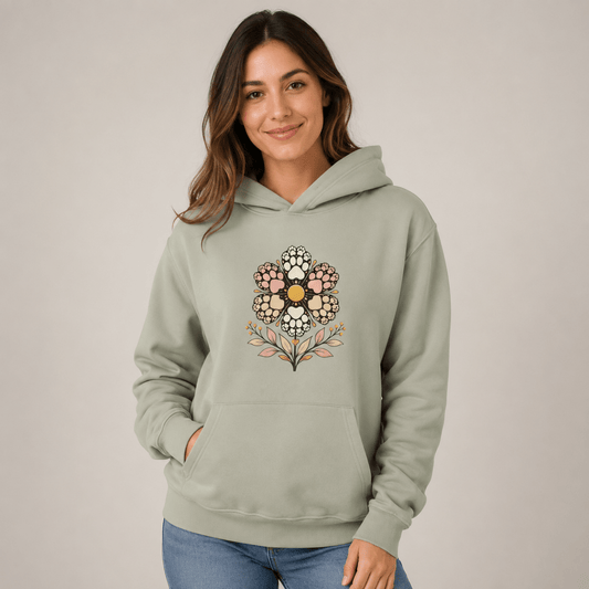 Paws in Bloom Matching Human & Pet Hoodie Set - FluffnCoHoney DewxsS