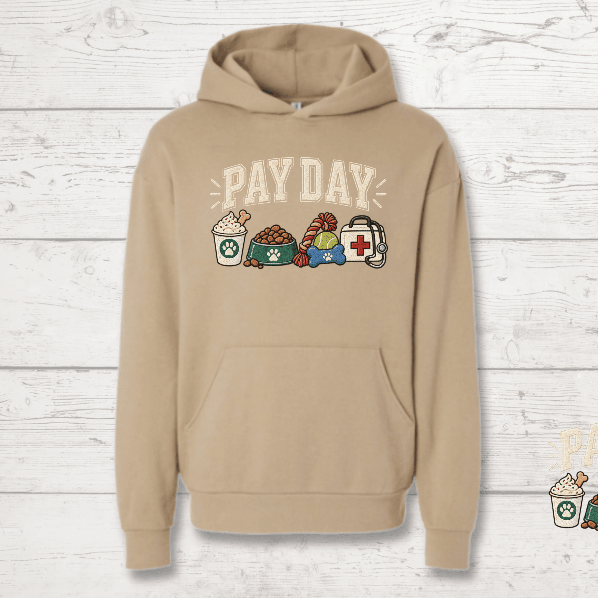 Pay Day Human Hoodie - FluffnCoolivexs