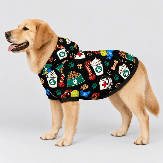 Payday Pet Hoodie - FluffnCoBlackS