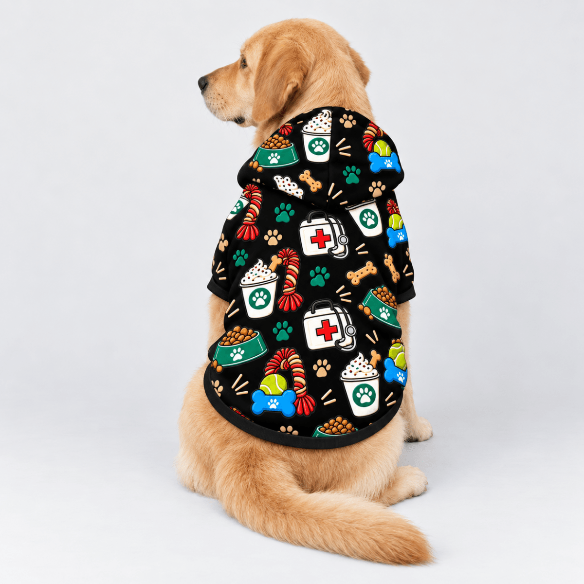 Payday Pet Hoodie - FluffnCoBlackS