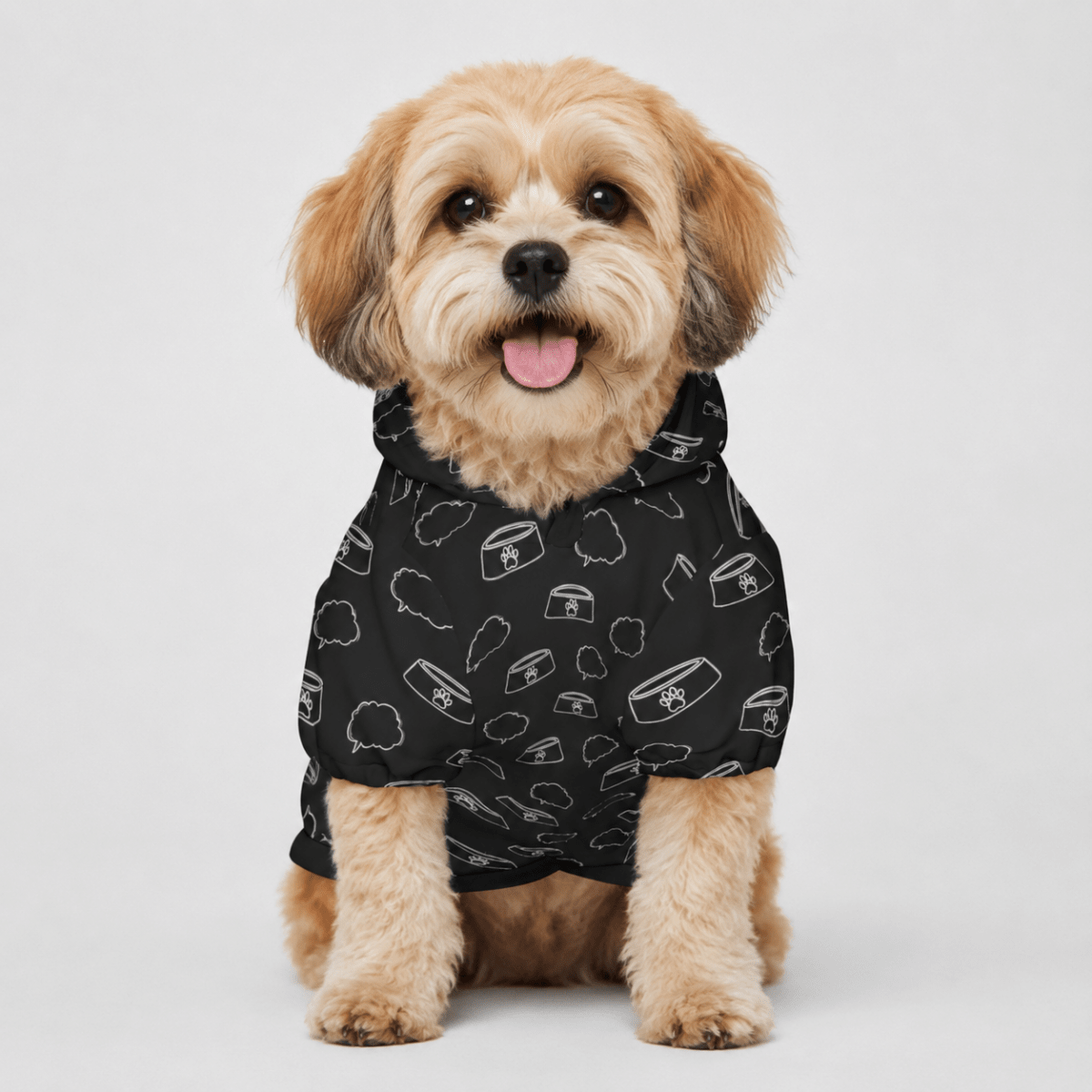 Pet Bowl Hoodie - Add on pet hoodie - FluffnCoSAddon