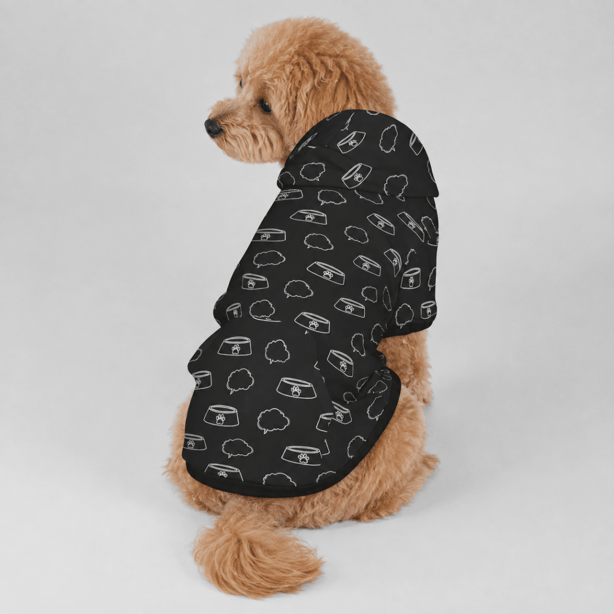 Pet Bowl Hoodie - Add on pet hoodie - FluffnCoSAddon