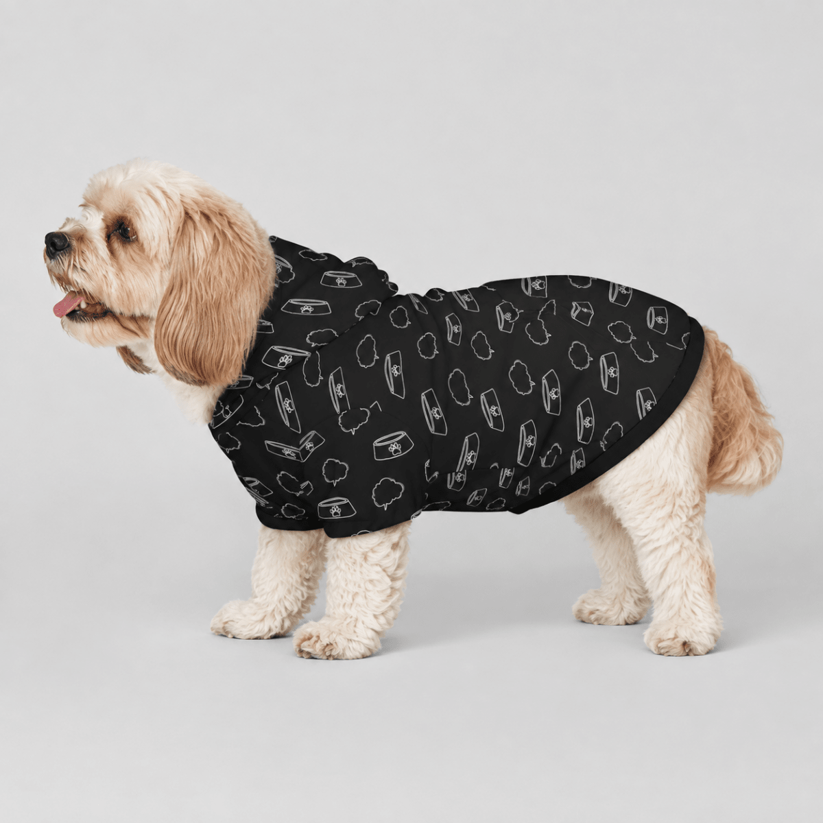 Pet Bowl Hoodie - Add on pet hoodie - FluffnCoSAddon
