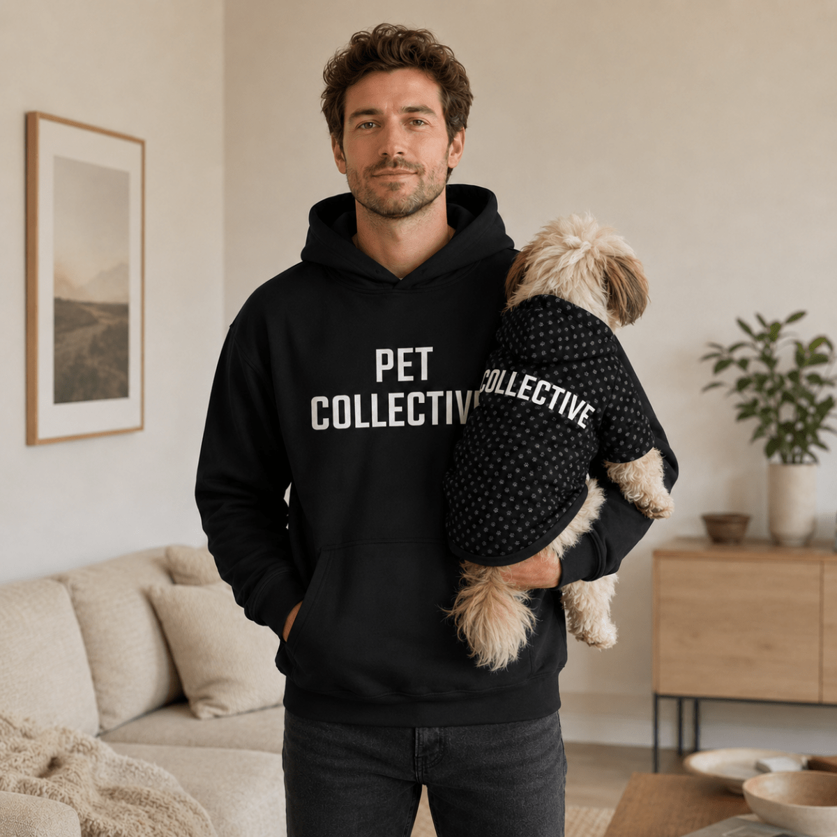 Pet Collective Pet and Owner Hoodie Set - FluffnCoBlue MagicxsS