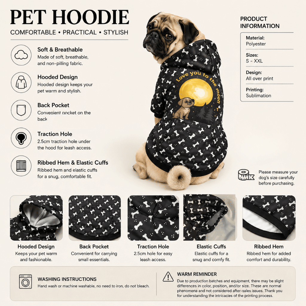 Paws in Bloom Matching Human & Pet Hoodie Set - FluffnCoHoney DewxsS