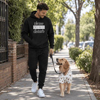 Please Do Not Disturb Human Hoodie - FluffnCoSandstonexsAddonhuman only
