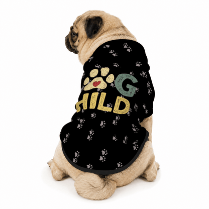 Pug Dad and Child Matching Hoodie Set - FluffnCoSblackxs