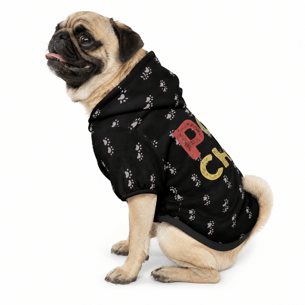 Pug Dad and Child Matching Hoodie Set - FluffnCoSblackxs