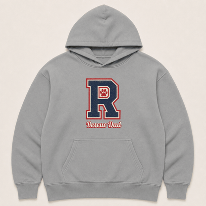 Rescue Dad Human Hoodie - FluffnCoIvoryxshuman only