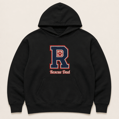 Rescue Dad Human Hoodie - FluffnCoIvoryxshuman only